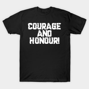 Courage and Honour Wargaming Warcry - Marines Battle Cry T-Shirt